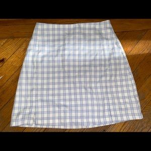 Checkered skirt!